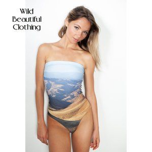 Tehachapi Pass Strapless Swimsuit